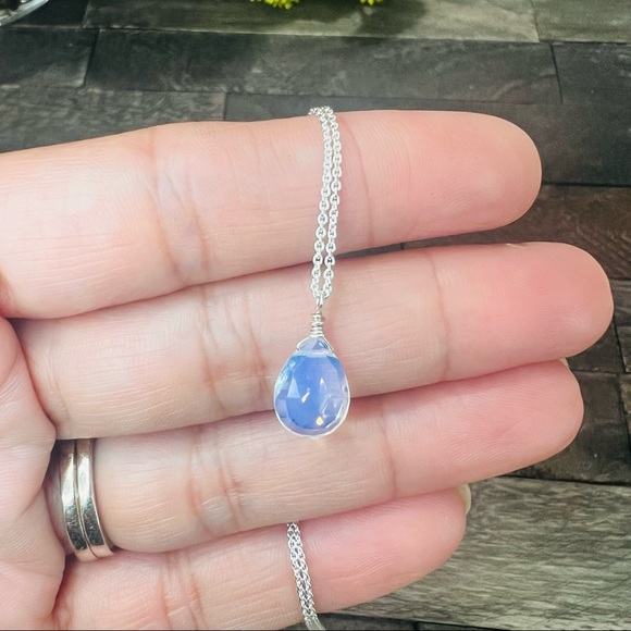 Opalite Sterling Silver Necklace - Picture 4 of 11